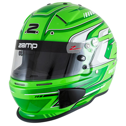 Zamp RZ-70S SNELL SA2025 Green Graphic Medium Z-20 Clear Shield Series 28 Interior