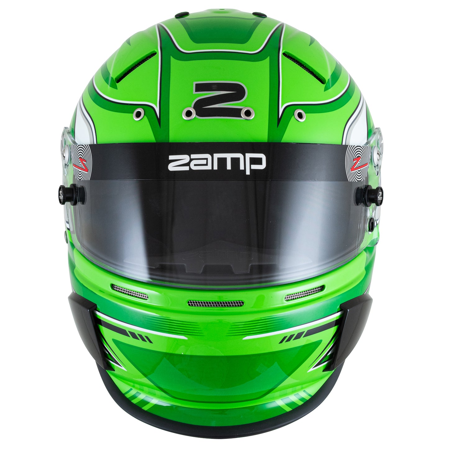 Zamp RZ-70S SNELL SA2025 Green Graphic Small Z-20 Clear Shield Series 28 Interior