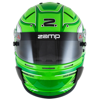 Zamp RZ-70S SNELL SA2025 Green Graphic Small Z-20 Clear Shield Series 28 Interior