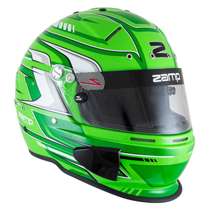 Zamp RZ-70S SNELL SA2025 Green Graphic Large Z-20 Clear Shield Series 28 Interior