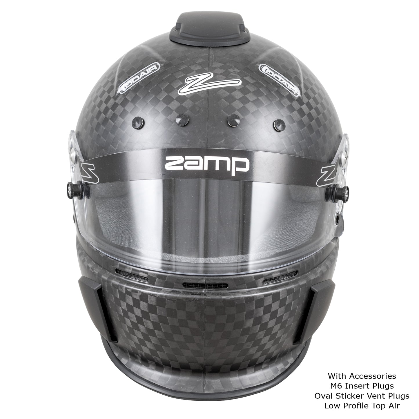 Zamp RZ-88O Matte FIA 8860-2018 without ABP Advanced Carbon Super Helmet Open Cockpit Small