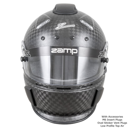 Zamp RZ-88O Matte FIA 8860-2018 without ABP Advanced Carbon Super Helmet Open Cockpit Small