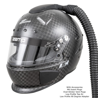 Zamp RZ-88O Matte FIA 8860-2018 without ABP Advanced Carbon Super Helmet Open Cockpit Small