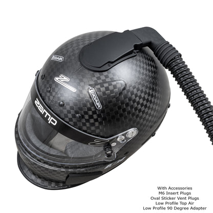Zamp RZ-88O Matte FIA 8860-2018 without ABP Advanced Carbon Super Helmet Open Cockpit XXX-Large