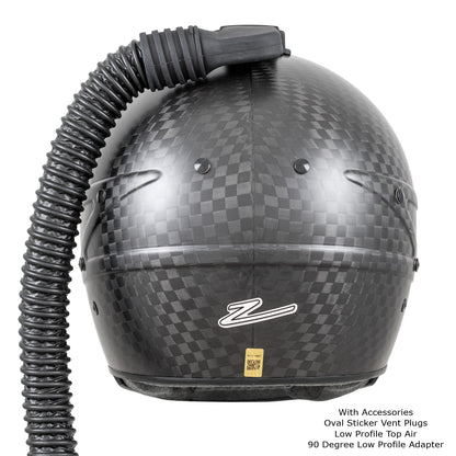 Zamp RZ-88O Matte FIA 8860-2018 without ABP Advanced Carbon Super Helmet Open Cockpit Small