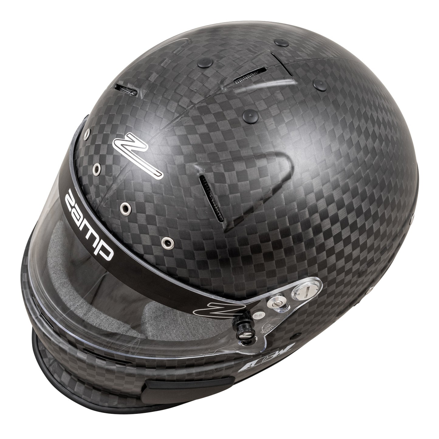 Zamp RZ-88O Matte FIA 8860-2018 without ABP Advanced Carbon Super Helmet Open Cockpit Small