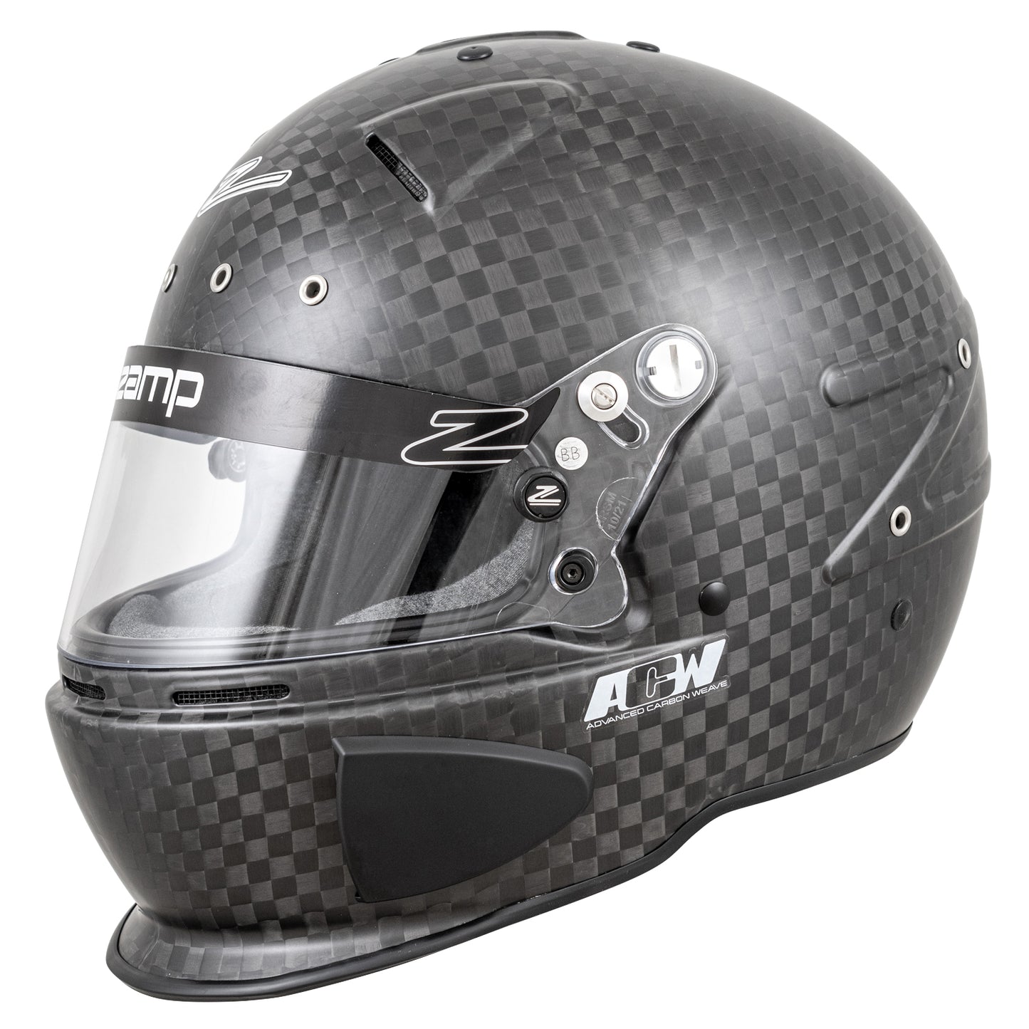 Zamp RZ-88O Matte FIA 8860-2018 without ABP Advanced Carbon Super Helmet Open Cockpit Small