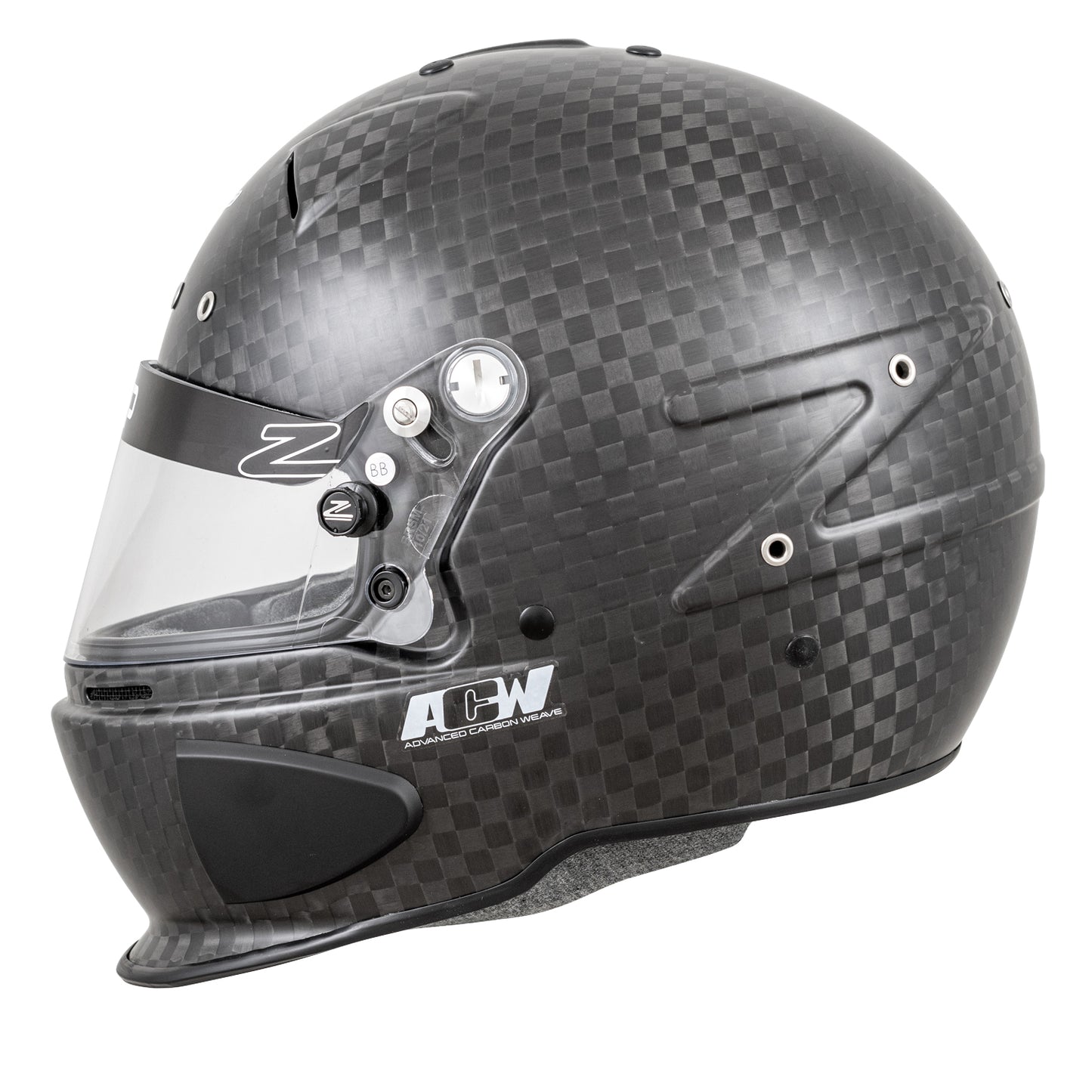 Zamp RZ-88O Matte FIA 8860-2018 without ABP Advanced Carbon Super Helmet Open Cockpit Small