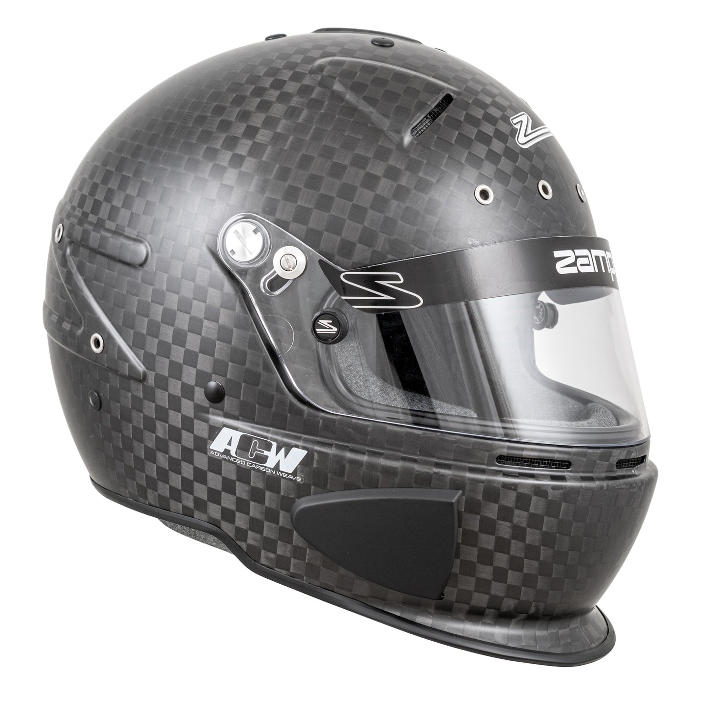 Zamp RZ-88O Matte FIA 8860-2018 without ABP Advanced Carbon Super Helmet Open Cockpit Small