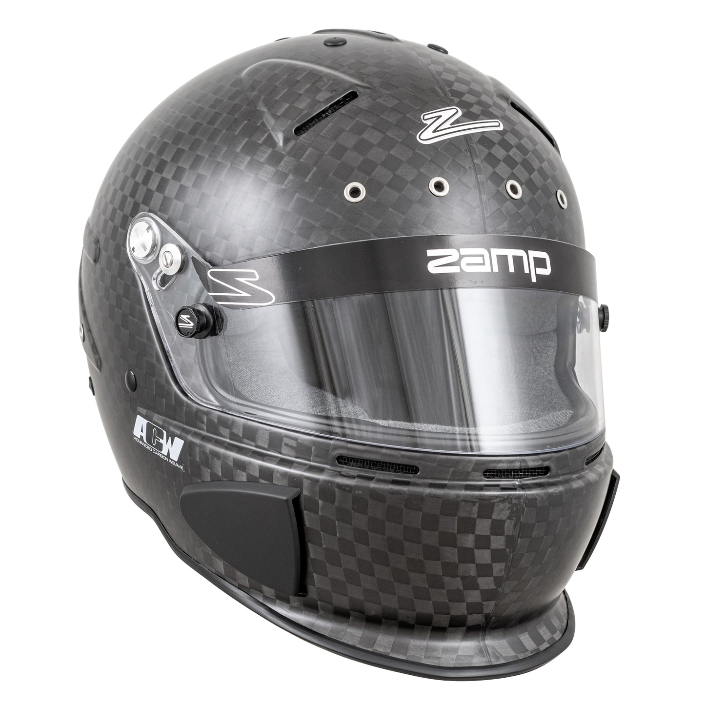 Zamp RZ-88O Matte FIA 8860-2018 without ABP Advanced Carbon Super Helmet Open Cockpit XXX-Large