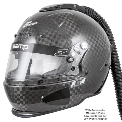 Zamp RZ-88C Gloss FIA 8860-2018 without ABP Advanced Carbon Super Helmet Closed Cockpit XXX-Large