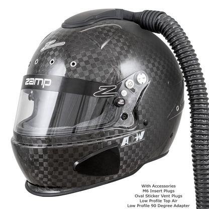 Zamp RZ-88C Gloss FIA 8860-2018 without ABP Advanced Carbon Super Helmet Closed Cockpit XXX-Large
