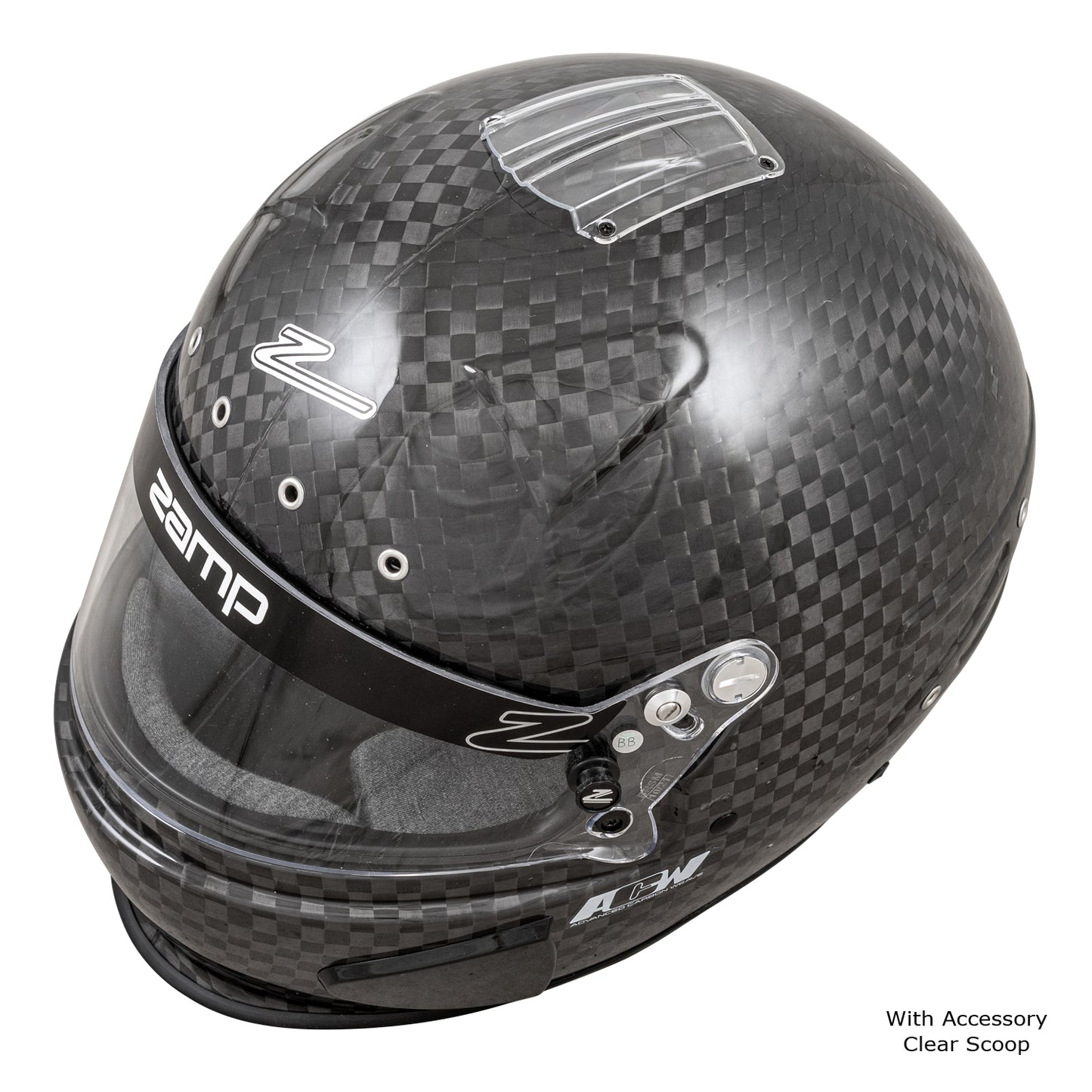 Zamp RZ-88C Gloss FIA 8860-2018 without ABP Advanced Carbon Super Helmet Closed Cockpit XXX-Large