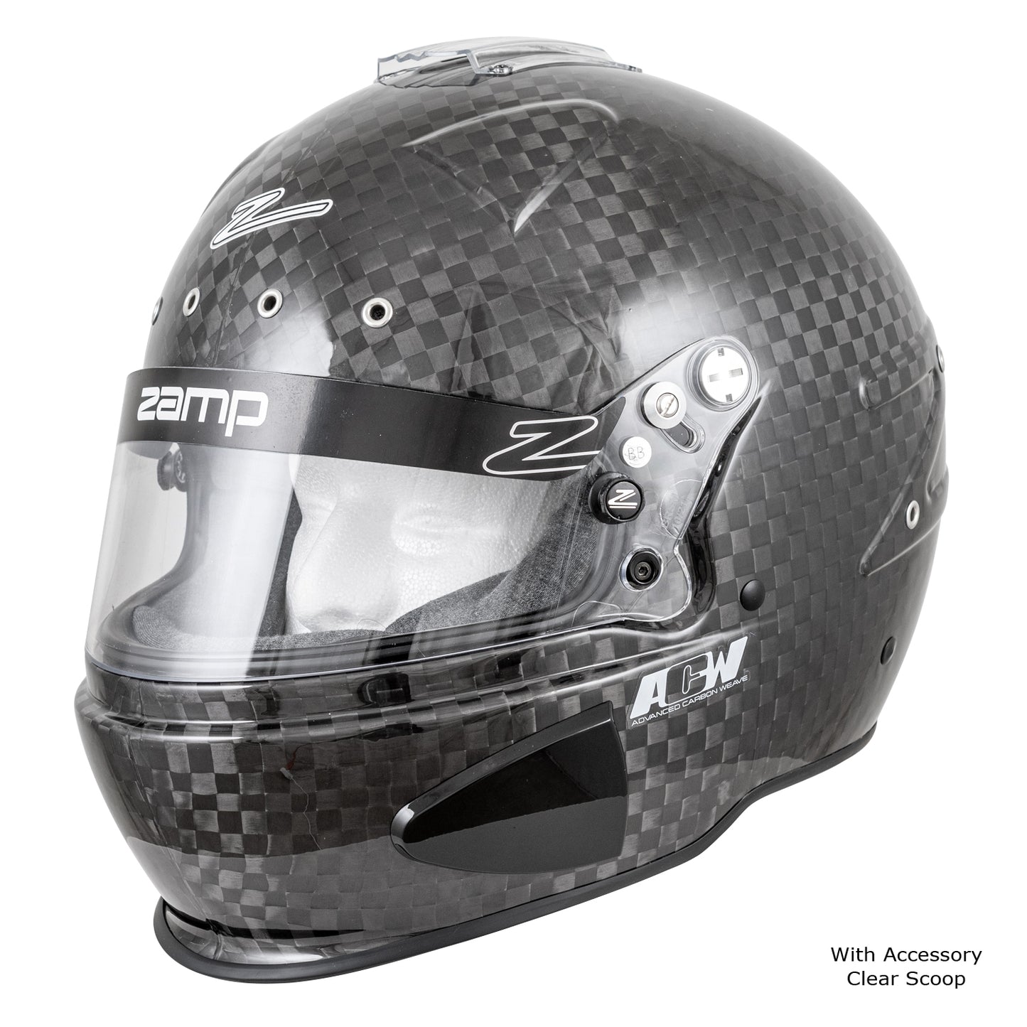 Zamp RZ-88C Gloss FIA 8860-2018 without ABP Advanced Carbon Super Helmet Closed Cockpit X-Small