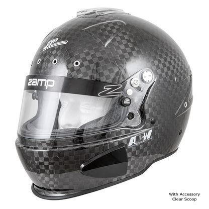Zamp RZ-88C Gloss FIA 8860-2018 without ABP Advanced Carbon Super Helmet Closed Cockpit X-Small