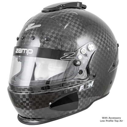 Zamp RZ-88C Gloss FIA 8860-2018 without ABP Advanced Carbon Super Helmet Closed Cockpit XXX-Large