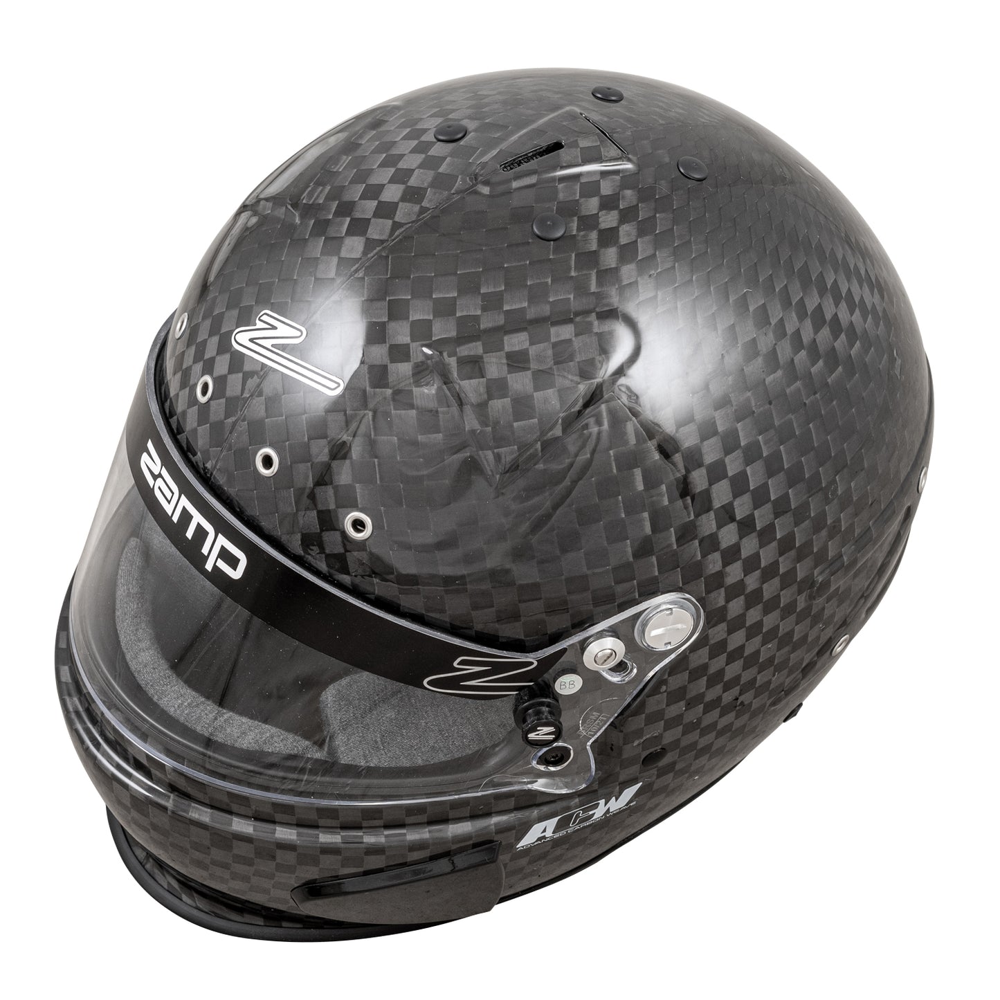Zamp RZ-88C Gloss FIA 8860-2018 without ABP Advanced Carbon Super Helmet Closed Cockpit XX-Large
