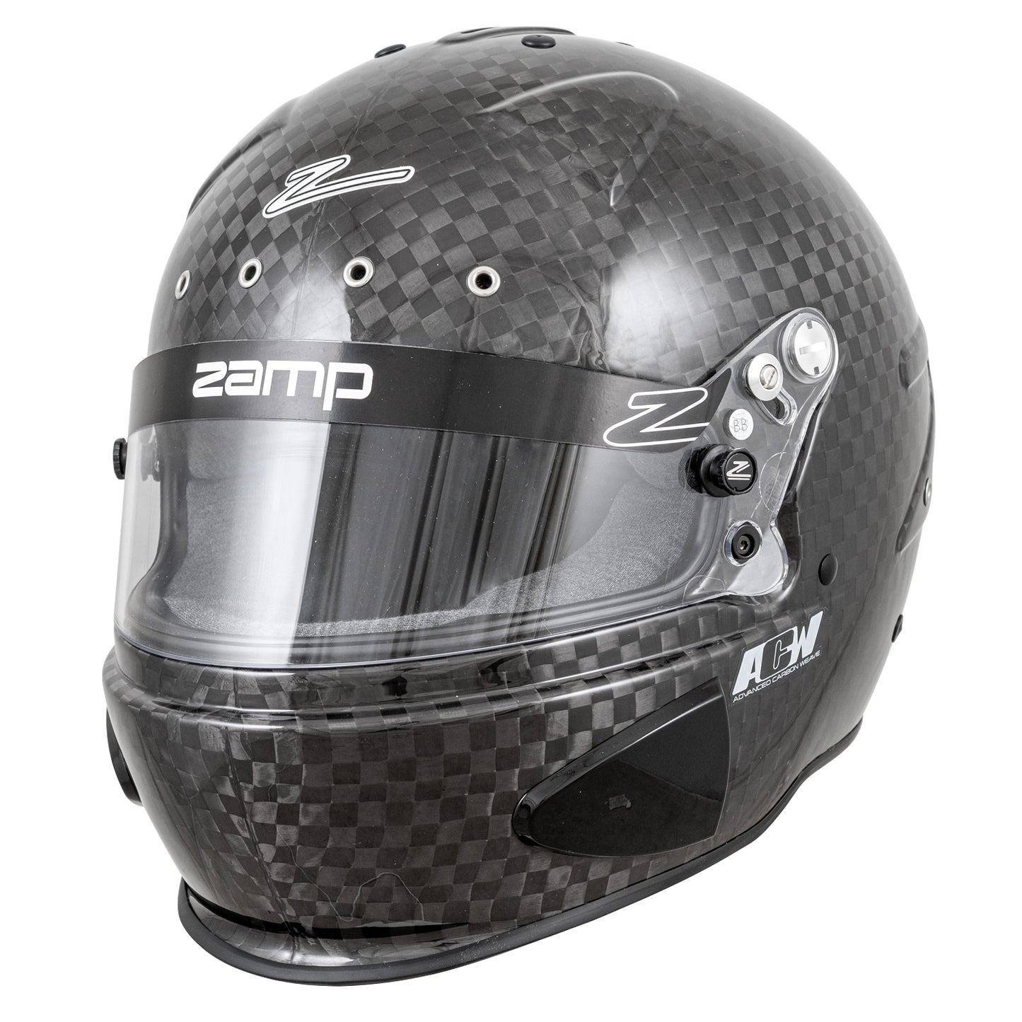Zamp RZ-88C Gloss FIA 8860-2018 without ABP Advanced Carbon Super Helmet Closed Cockpit XXX-Large