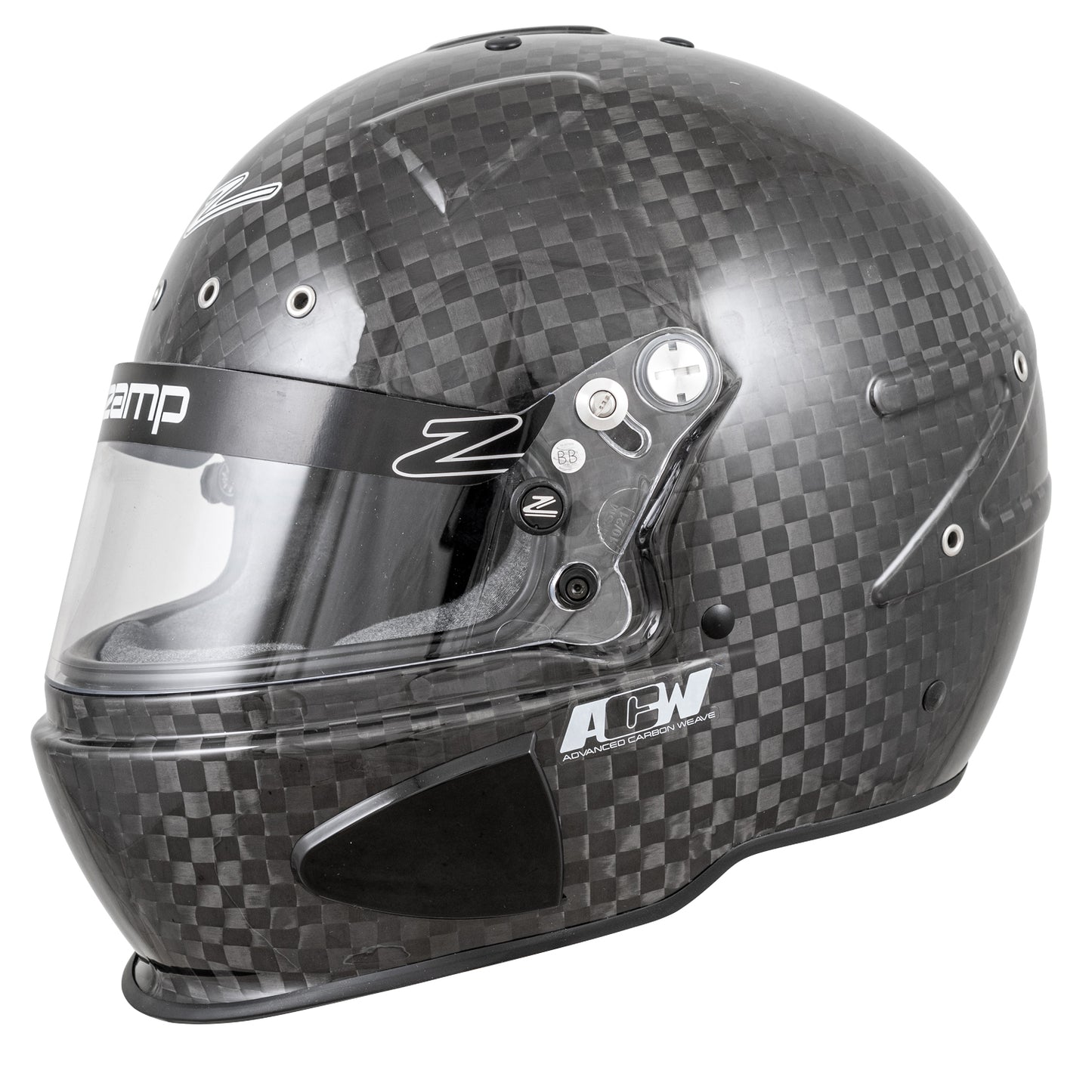 Zamp RZ-88C Gloss FIA 8860-2018 without ABP Advanced Carbon Super Helmet Closed Cockpit XXX-Large