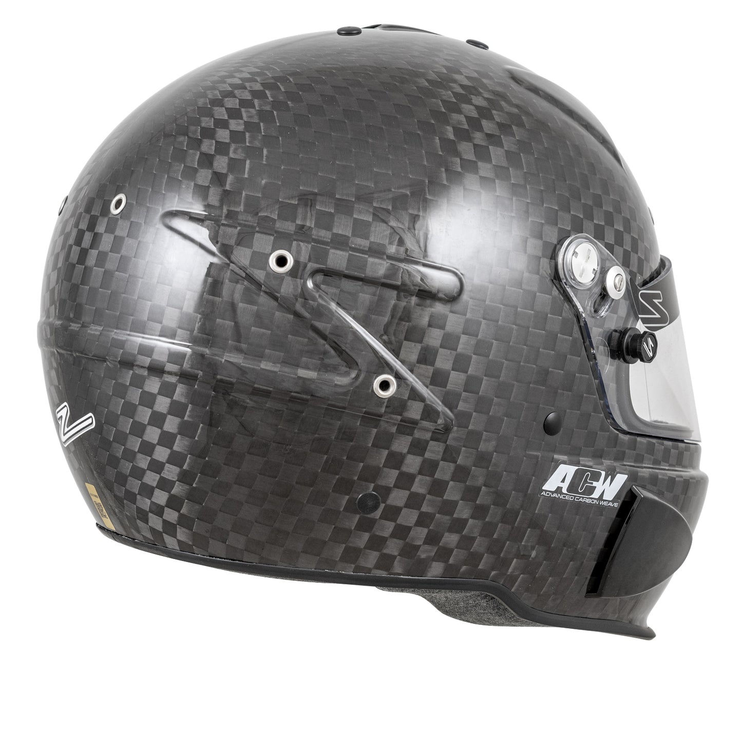 Zamp RZ-88C Gloss FIA 8860-2018 without ABP Advanced Carbon Super Helmet Closed Cockpit Small