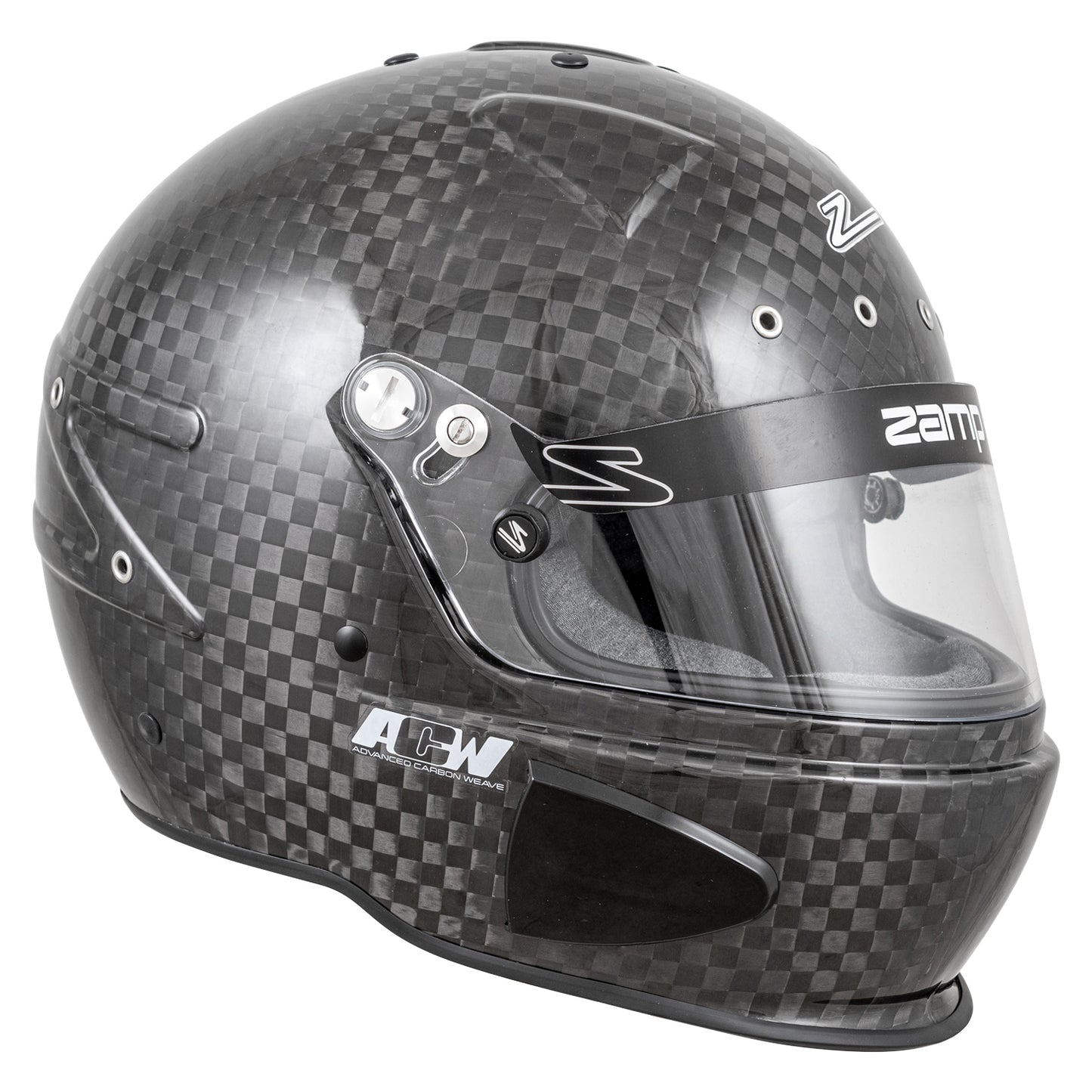 Zamp RZ-88C Gloss FIA 8860-2018 without ABP Advanced Carbon Super Helmet Closed Cockpit Small