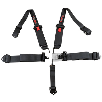 Zamp Race Seat Harness Black 3/2 Shoulder 3 5 Point Pull Down (Out) SFI 16.1