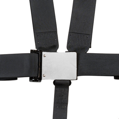 Zamp Race Seat Harness Black 3/2 Shoulder 3 5 Point Pull Down (Out) SFI 16.1