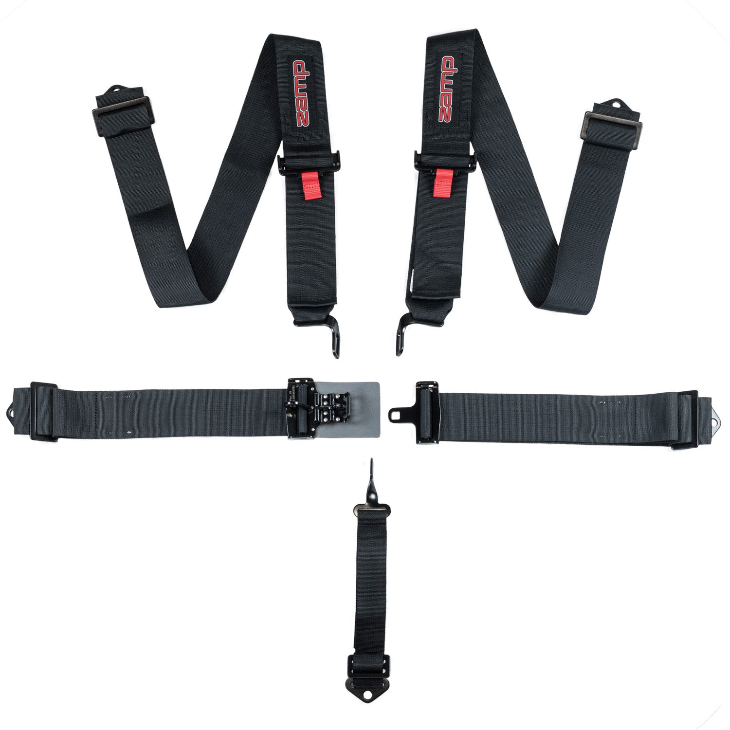 Impact Racing Seat Belt Harness, 6-Point, Latch & Link, Pull Down Black Sfi 16 Impact Racing Seat Belt Harness, 6-Point, Latch & Link, Pull Down Black Sfi 16