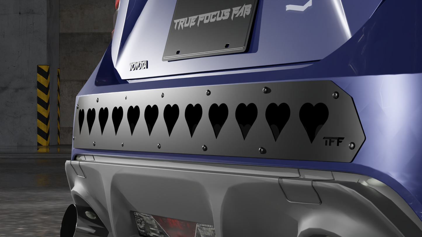 True Focus Fabrication - Scion FR-S / Subaru BRZ - Rear Bumper Vent Diffuser
