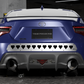 True Focus Fabrication - Scion FR-S / Subaru BRZ - Rear Bumper Vent Diffuser