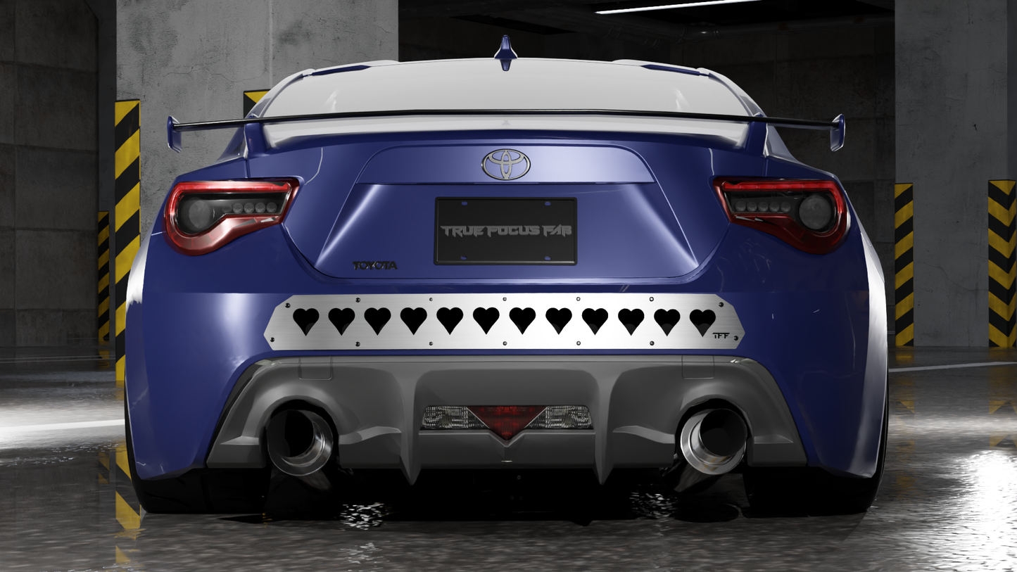 True Focus Fabrication - Scion FR-S / Subaru BRZ - Rear Bumper Vent Diffuser