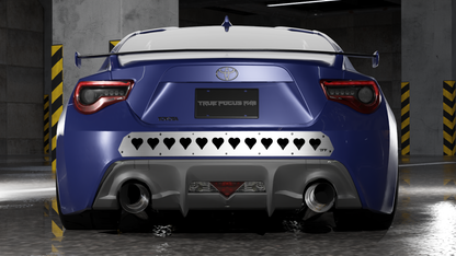 True Focus Fabrication - Scion FR-S / Subaru BRZ - Rear Bumper Vent Diffuser