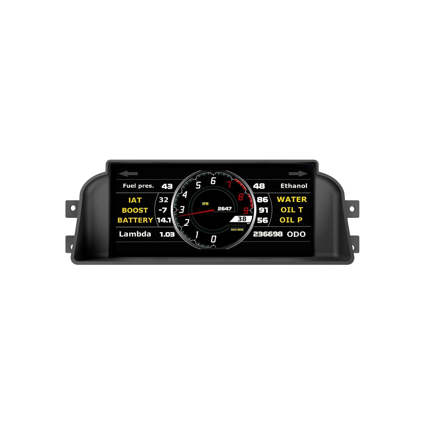 Mako Motorsport - Powertune Digital Ultrawide Dash Recessed Cluster Mount (display sold separately)