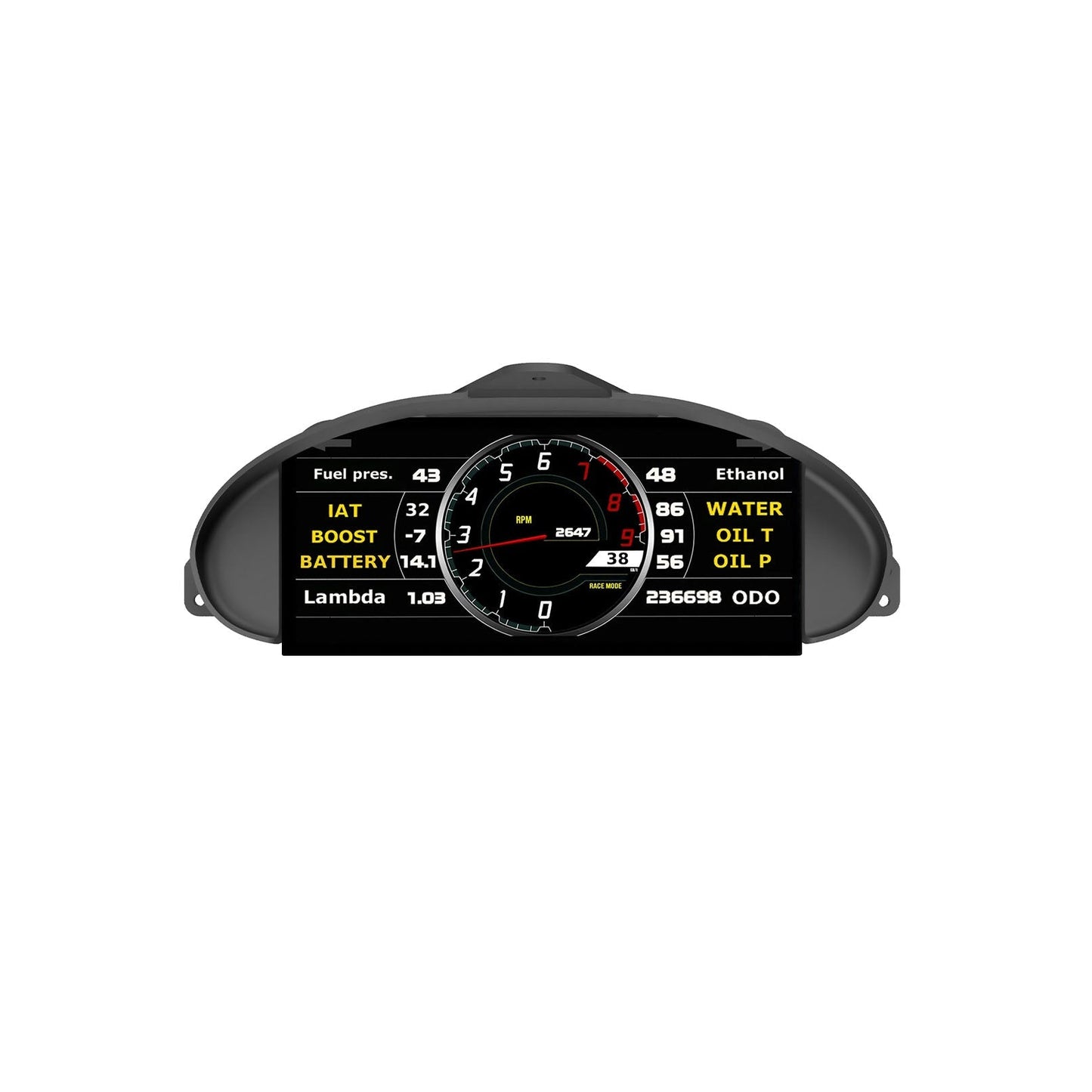 Mako Motorsport - Powertune Digital Ultrawide Dash Recessed Cluster Mount (display sold separately)