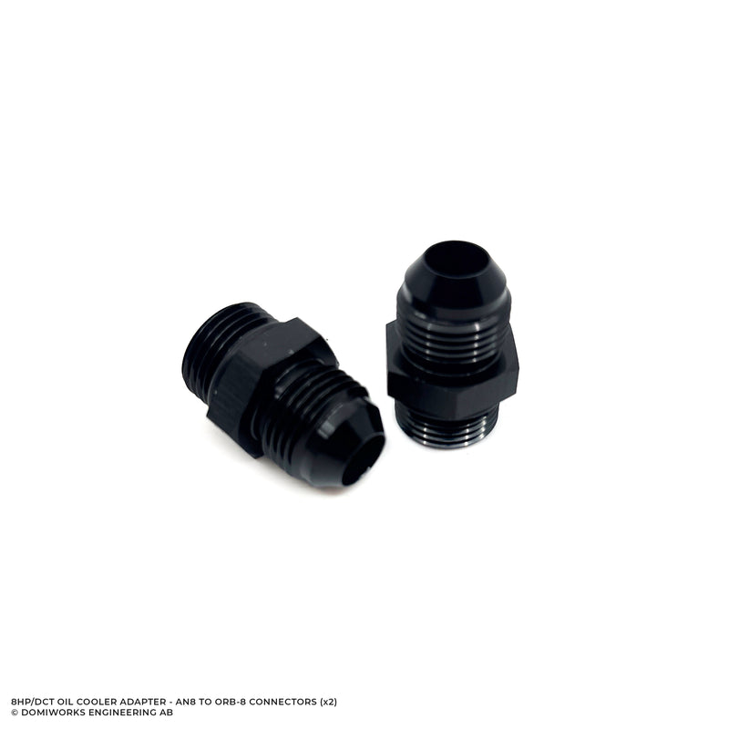 DomiWorks Engineering - 8HP/DCT AN8 TO ORB-8 CONNECTORS (x2)