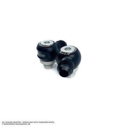 DomiWorks Engineering - Oil Cooler Adapter - Dodge 8HP - Full Flow Swivel Connector