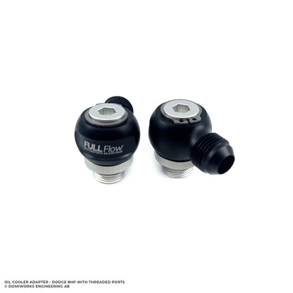 DomiWorks Engineering - Oil Cooler Adapter - Dodge 8HP - Full Flow Swivel Connector
