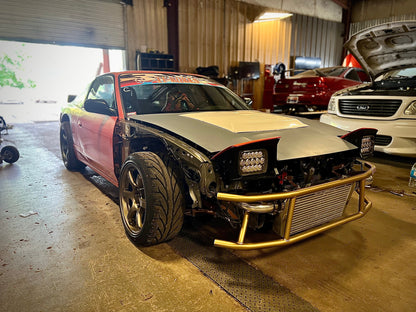 Limitless Auto Fab - Nissan S13 Front Dual Row with Braces Bash Bar