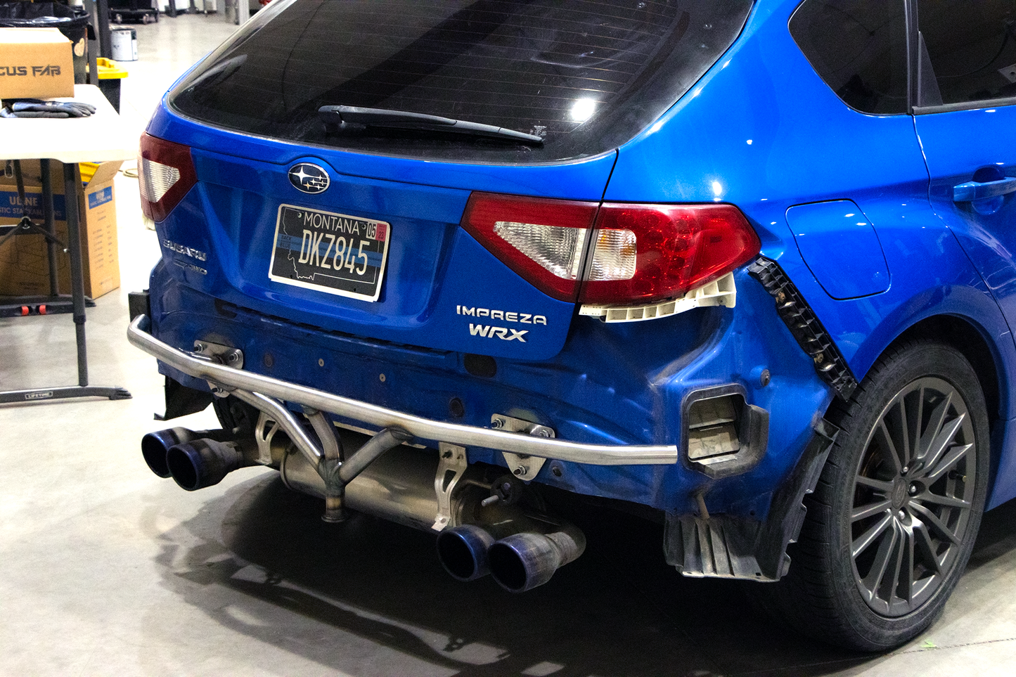 True Focus Fabrication - Subaru WRX STI Hatchback (08-14) - Rear Standard Bash Bar