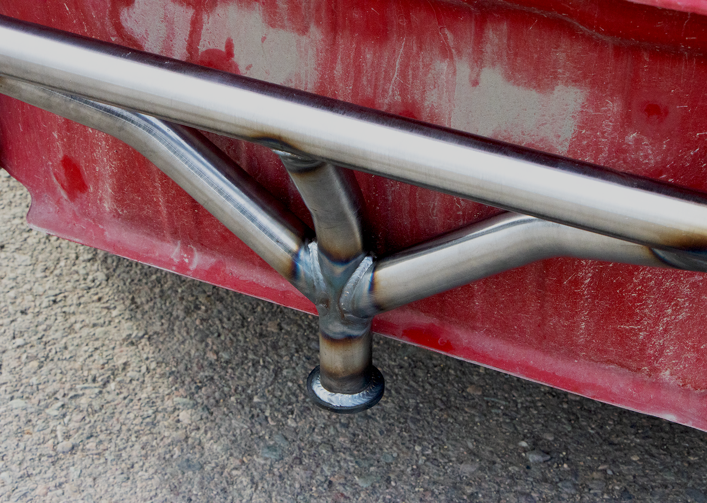 True Focus Fabrication - Subaru WRX STI Sedan (08-14) - Rear Standard Bash Bar