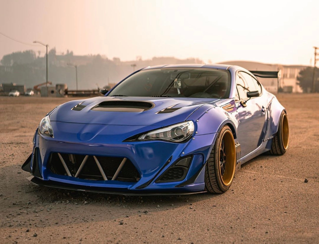 True Focus Fabrication - Scion FR-S / Subaru BRZ / Toyota GT86 - Street Shark Front Bash Bar
