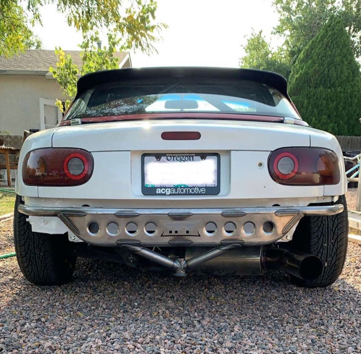 True Focus Fabrication - Mazda Miata (NA) - Street Shark Rear Bash Bar