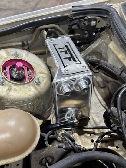True Focus Fabrication - BMW E30 - Tucked Oil Catch Can