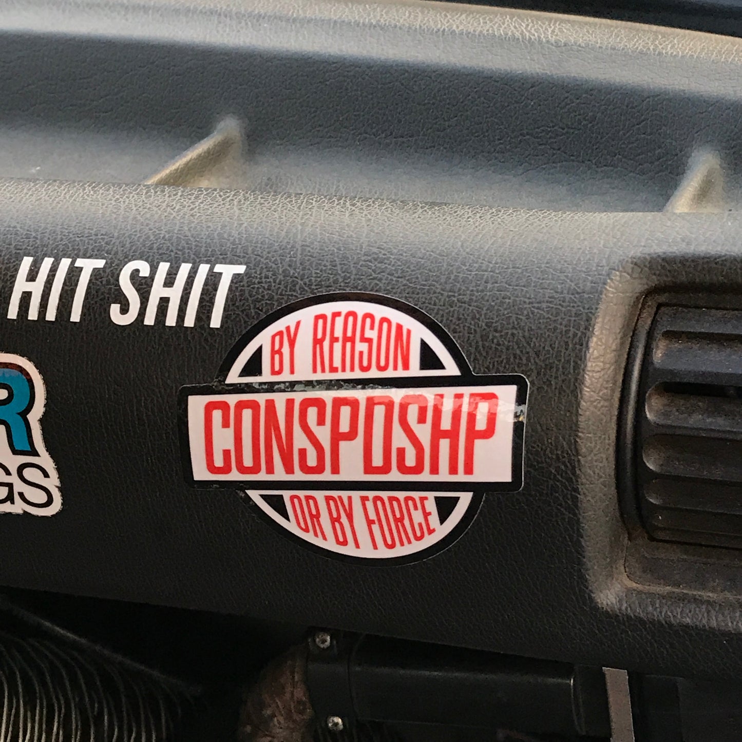Condor Speed Shop - By Reason or By Force Sticker