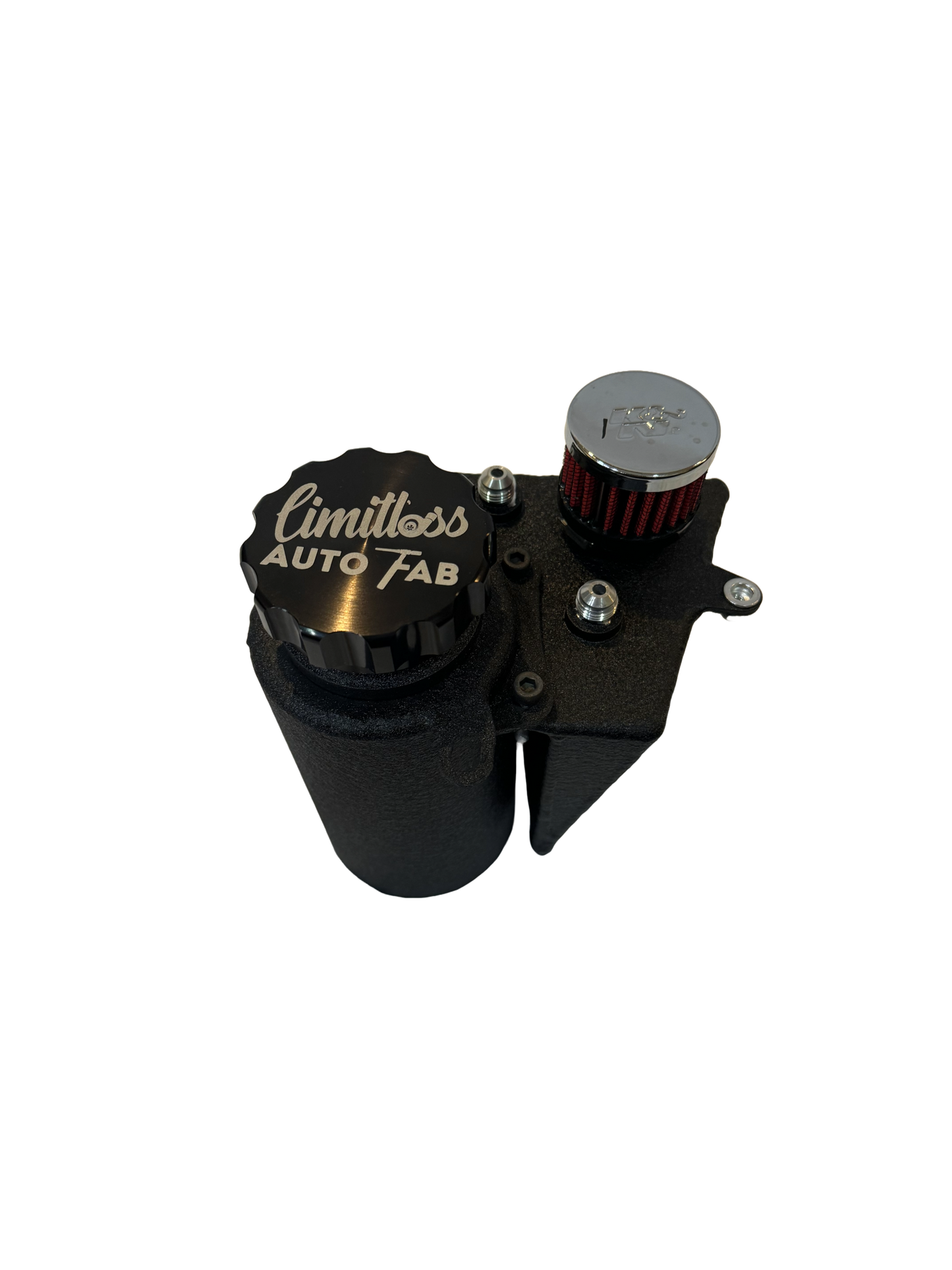Limitless Auto Fab - Nissan 350z Catch Can AND Coolant Overflow