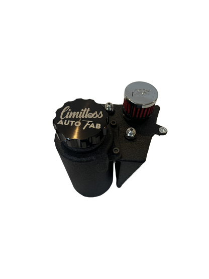 Limitless Auto Fab - Nissan 350z Catch Can AND Coolant Overflow