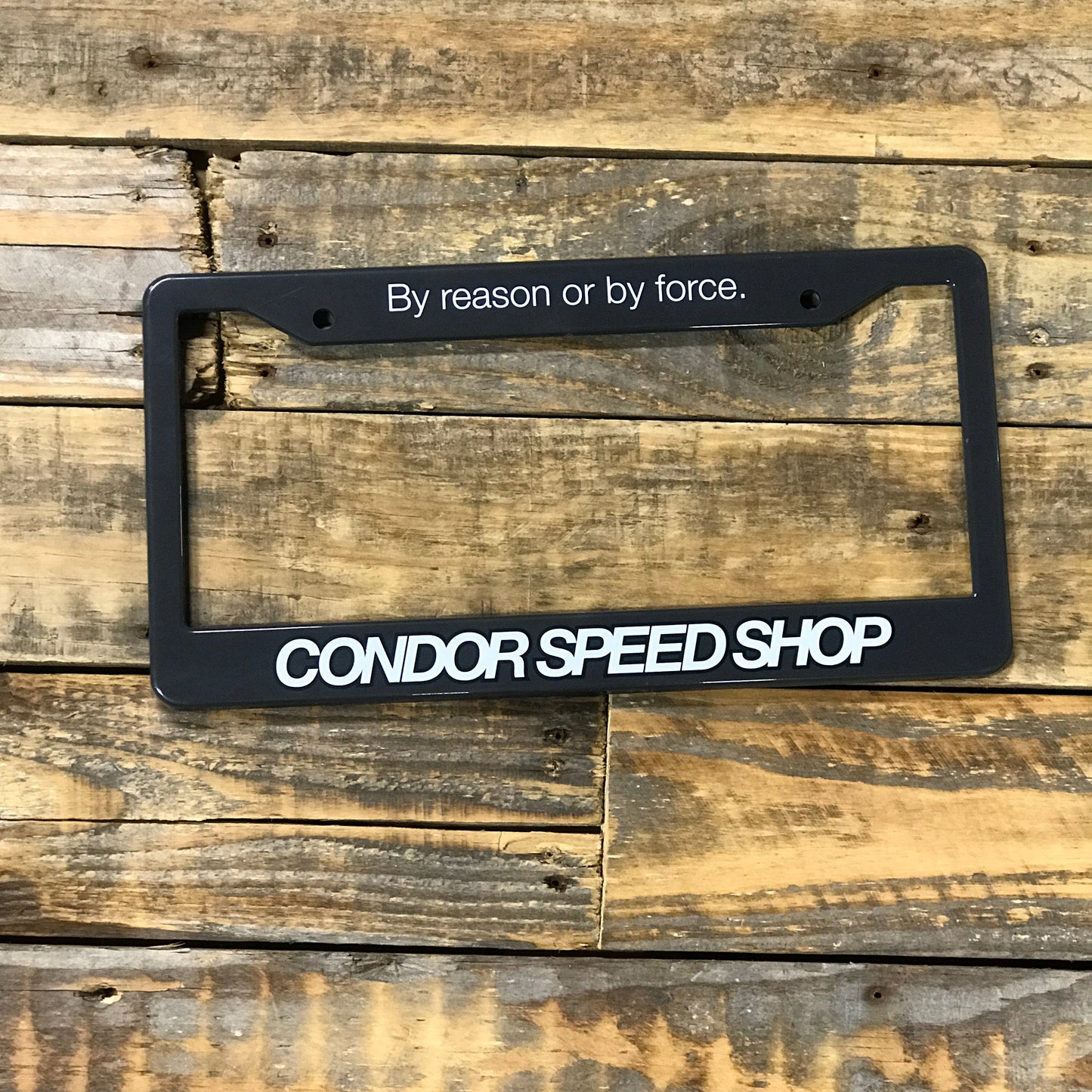 Condor Speed Shop - Condor License Plate Frame