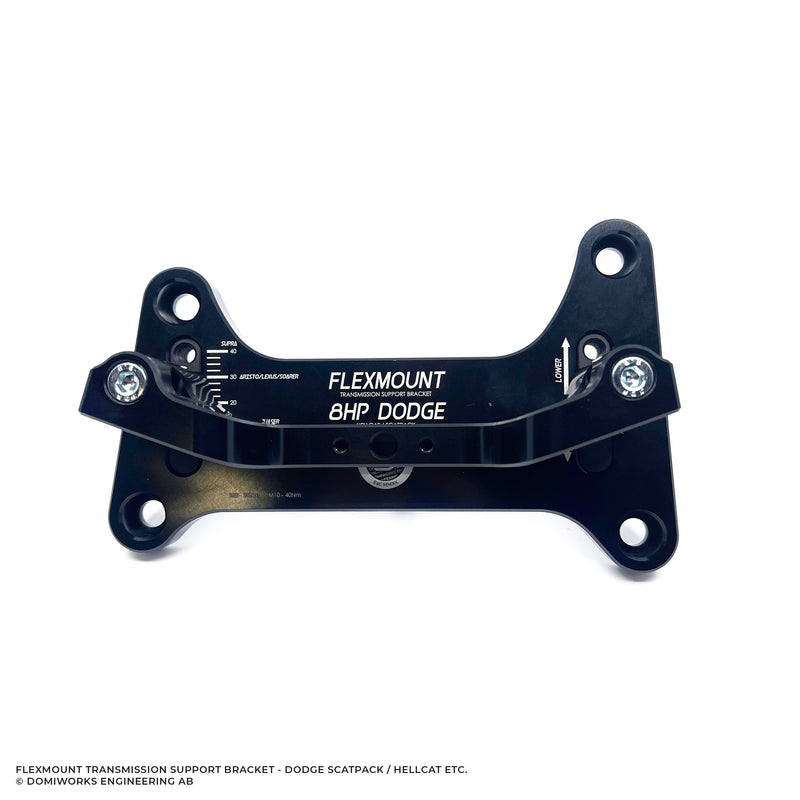 DomiWorks Engineering - FlexMount 2.0 - Transmission Supporting Bracket - 8HP Dodge ScatPack Hellcat