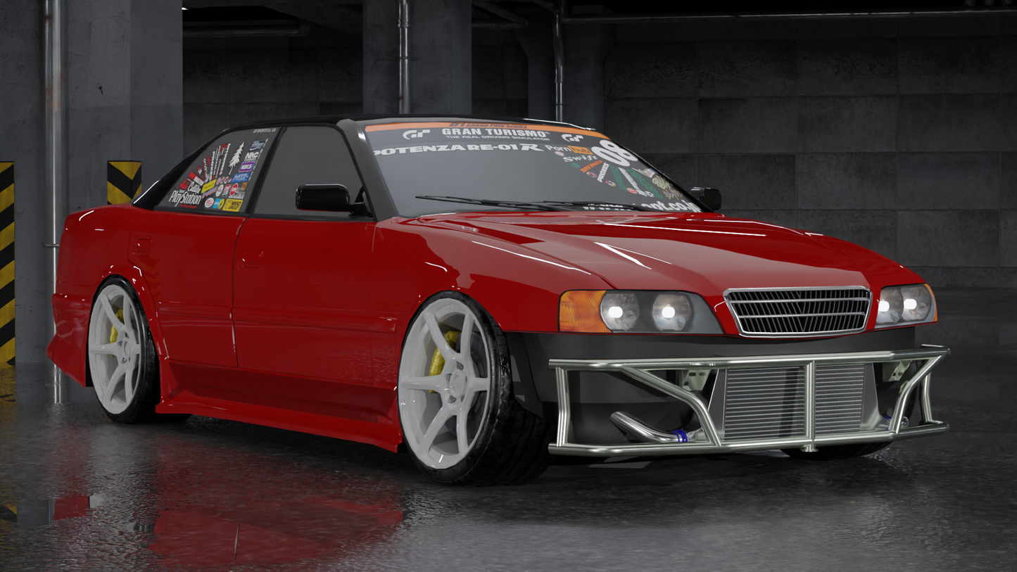 True Focus Fabrication - Toyota JZX100 | Chaser - Dual Row Front Bash Bar