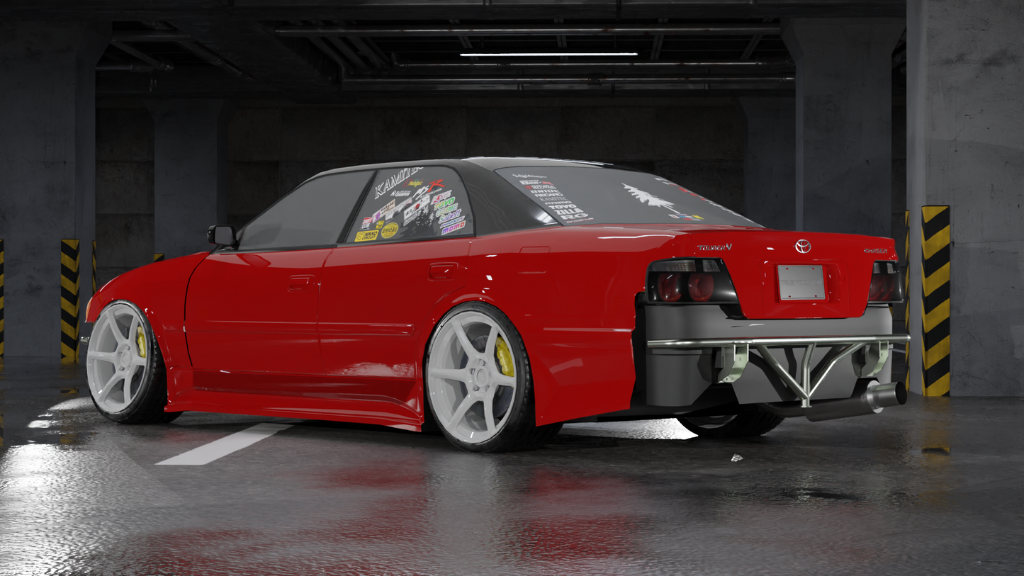 True Focus Fabrication - Toyota JZX100 | Chaser - Standard Rear Bash Bar